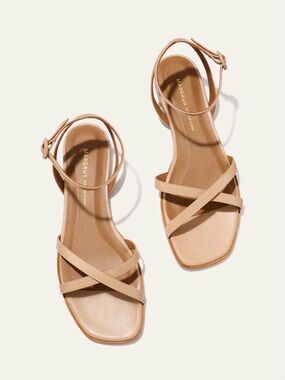 Margaux Flat Sandal Dune 7.5